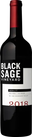 Red Wine Black Sage Vineyard Merlot 2018