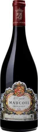 Red Wine Chateau Maucoil Chateauneuf du Pape l'Esprit de Maucoil 2015
