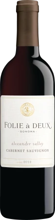 Red Wine Folie a Deux Alexander Valley Cabernet Sauvignon 2014