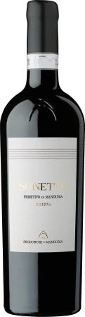 Red Wine Produttori Vini Manduria Sonetto Primitivo di Manduria Riserva 2015