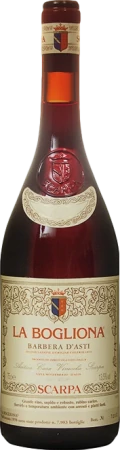 Red Wine Scarpa La Bogliona Barbera d'Asti 2011