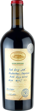 Red Wine Tchotiashvili Budeshuri Saperavi 2018